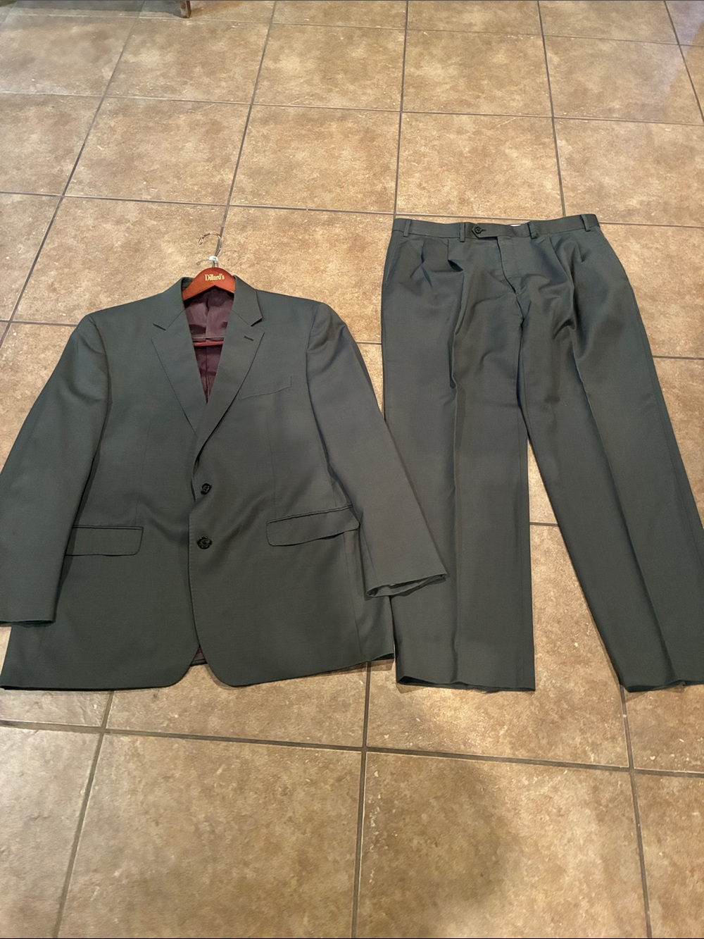Ralph Lauren Men's Forest Green Two-Piece Suit Jacket & Pants